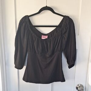 Elegant Black Vixen Vacation Top